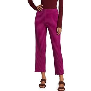 Women’s Simon Miller Alder ribbed pants medium magenta new with tags